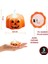 Halloween bal kabağı led mum, 5 cm x 3 adet 2