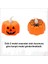 Halloween bal kabağı led mum, 5 cm x 3 adet 3
