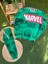 Captan Marvel Çizgi Film Baskılı Alt Üst Takım Yeşil 1