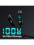 BX09CC Type-C To Type-C 100W 480MBPS E-Marker LED Dijital Ekranlı Şarj ve Data Kablosu 1 Metre 2