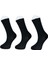 Look Socks Unisex Tenis Siyah 3'lü Çorap 1