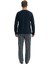 Erkek Lacivert Patlı Pijama Takımı 3