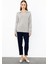 Gömlek Yaka Gri Kadın Triko 45324-2K5 2