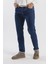 Lacivert Slim Fit Yıkamalı Pamuklu Jean Kot Pantolon 2