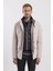 Taş Comfort Fit Gizli Kapüşonlu Mont 1