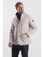 Taş Comfort Fit Gizli Kapüşonlu Mont 3