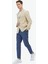 Bej Düz Modern Fit Ceket 4
