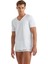 9239 ERKEK TENDER COTTON V YAKA KISA KOL BEYAZ T-SHİRT 1