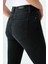 Kadın Skinny Fit Pantolon Yüksek Bel %91 Pamuklu Natalie Modeli Siyah 5