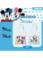Lingyinteng Mickey Mouse Donald Duck Öğrenci Kanvas Kadın Omuz Taşınabilir Çok Yönlü Basit Edebi Alışveriş Kanvas Çanta (Yurt Dışından) 4
