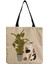 Lingyinteng Sevimli Kedi Günlüğü Boyama Tote Çanta Kızlar Için Kedi Kaleci Sanat Moda Seyahat Çantası Kadınlar Için Rahat Eko Alışveriş Yüksek Kaliteli Katlanabilir Tote Çanta (Yurt Dışından) 1