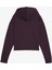 Ess Cropped Logo Hoodie 586869 Midnight Plum 2