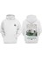 Unisex Best Friends Soulmates Tasarım Ön Arka Baskılı Normal Kalıp Beyaz Sweatshirt 1
