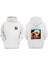 Unisex Anime Hunter x Hunter Tasarım Ön Arka Baskılı Normal Kalıp Beyaz Sweatshirt 1
