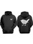 Unisex I My Not Have Tasarım Ön Arka Baskılı Normal Kalıp Siyah Sweatshirt 1