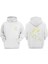 Unisex Goku Yellow Tasarım Ön Arka Baskılı Normal Kalıp Beyaz Sweatshirt 1