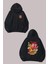 Unisex Sunger Bob Patrick Tasarım Ön Arka Baskılı Normal Kalıp Siyah Sweatshirt 1