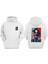 Unisex Levi Attack On Titan Tasarım Ön Arka Baskılı Normal Kalıp Beyaz Sweatshirt 1
