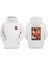 Unisex Walter White Breaking Bad Tasarım Ön Arka Baskılı Normal Kalıp Beyaz Sweatshirt 1