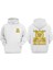 Unisex Wanted Dead Or Alıve Tasarım Ön Arka Baskılı Normal Kalıp Beyaz Sweatshirt 1