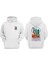 Unisex Everlasting Poster Tasarım Ön Arka Baskılı Normal Kalıp Beyaz Sweatshirt 1