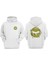 Unisex Batman Spray Tasarım Ön Arka Baskılı Normal Kalıp Beyaz Sweatshirt 1