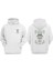 Unisex Task Force Prıce Tasarım Ön Arka Baskılı Normal Kalıp Beyaz Sweatshirt 1