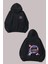 Unisex Sorry Were Closed Tasarım Ön Arka Baskılı Normal Kalıp Siyah Sweatshirt 1