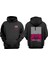 Unisex Anime Believe Tasarım Ön Arka Baskılı Normal Kalıp Siyah Sweatshirt 1