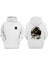 Unisex Forged In Sandstorms Vintage Halftone Tasarım Ön Arka Baskılı Normal Kalıp Beyaz Sweatshirt 1