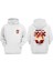 Unisex Ac Dc Black Ice Tasarım Ön Arka Baskılı Normal Kalıp Beyaz Sweatshirt 1