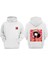 Unisex Unforgıven Tasarım Ön Arka Baskılı Normal Kalıp Beyaz Sweatshirt 1