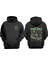 Unisex Shinjuku Tren Tasarım Ön Arka Baskılı Normal Kalıp Siyah Sweatshirt 1