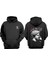 Unisex Smells Like Bs Tasarım Ön Arka Baskılı Normal Kalıp Siyah Sweatshirt 1