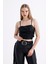 Suni Deri Straplez Büstiyer | BUST35267 2