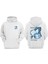 Dice Zar Tasarım Ön Arka Baskılı Normal Kalıp Beyaz Sweatshirt 1