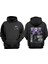 Unisex Mentality Tasarım Ön Arka Baskılı Normal Kalıp Siyah Sweatshirt 1