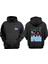 Sisterhood Expressed Tasarım Ön Arka Baskılı Normal Kalıp Siyah Sweatshirt 1