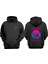 Megacity Japanese Apparel Tasarım Ön Arka Baskılı Normal Kalıp Siyah Sweatshirt 1