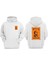 Ben Bu Yaz Nerdeyim Tasarım Ön Arka Baskılı Normal Kalıp Beyaz Sweatshirt 1