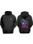 Unisex Wer Is The Trigger Batman Tasarım Ön Arka Baskılı Normal Kalıp Siyah Sweatshirt 1