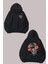 Portgas One Piece Tasarım Ön Arka Baskılı Normal Kalıp Siyah Sweatshirt 1