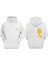Bize Lazım Olan Empatı Tasarım Ön Arka Baskılı Normal Kalıp Beyaz Sweatshirt 1