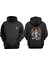 Good Day Tasarım Ön Arka Baskılı Normal Kalıp Siyah Sweatshirt 1