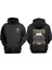 The Typewriter Tasarım Ön Arka Baskılı Normal Kalıp Siyah Sweatshirt 1