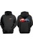 Cars Sally Tasarım Ön Arka Baskılı Normal Kalıp Siyah Sweatshirt 1