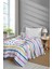 Doğal Pike Baskılı Kids 140X230CM Funny Sarı-Lila 3