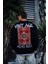 Oversize Bisiklet Yaka Üç Iplik Baskılı Sweatshirt - Siyah 1
