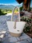 Hasır Çanta Omuz Çantası Plaj Çantası El Emeği Handmade Tasarım Tarz Yaz MODA-30CMX40-42CM 1