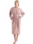 Unisex Kimono Müslin Bornoz Pudra 2